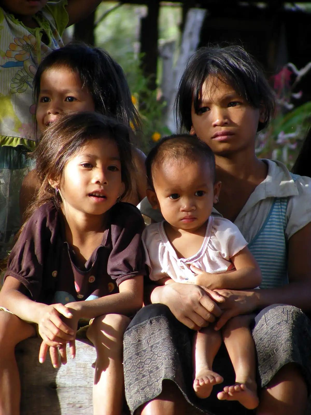 Enfants à Don Det - sud du Laos