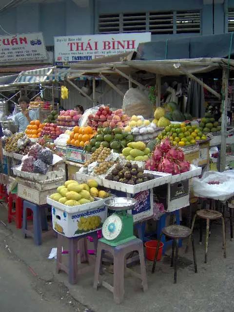 Étal de fruits à Hô Chi Minh - Vietnam