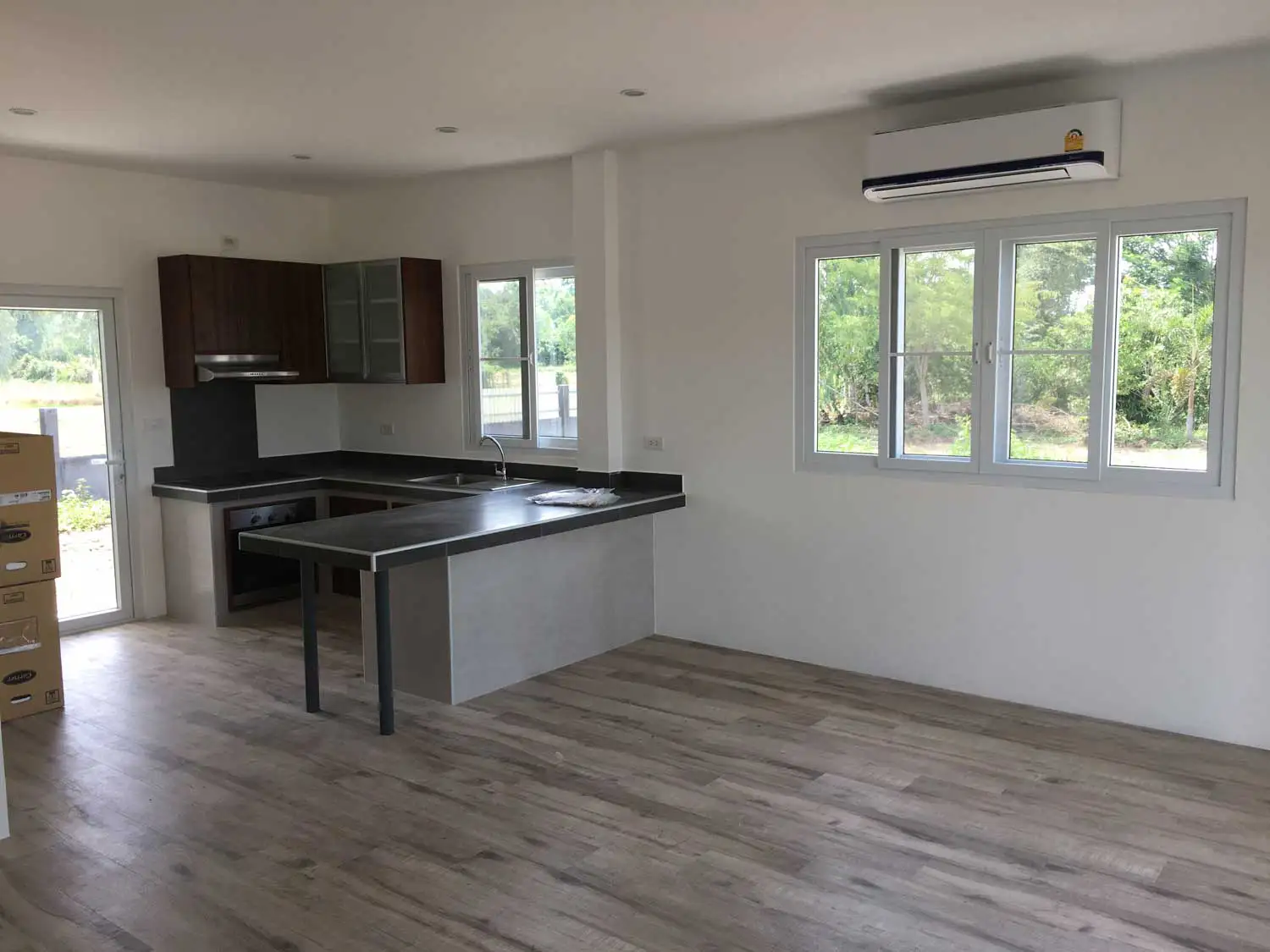 La petite taille de la maison permet d’opter pour des finitions de qualité