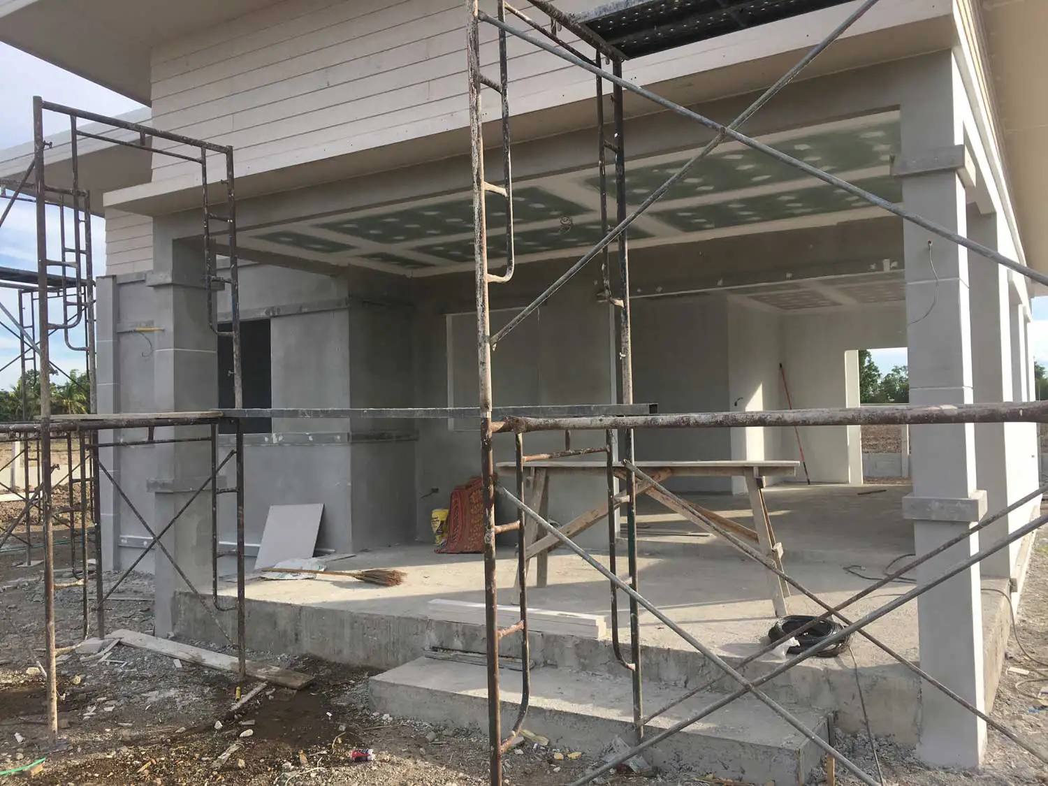 Plaques de plâtre vertes pour l’extérieur et les pièces d’eau